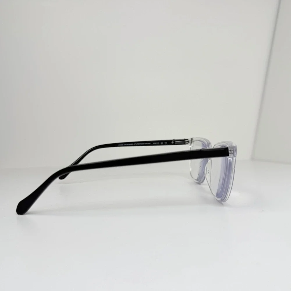 Fossil FOS7173 900 Crystal Square Eyeglasses Frames 53-17-145 Clear Unisex